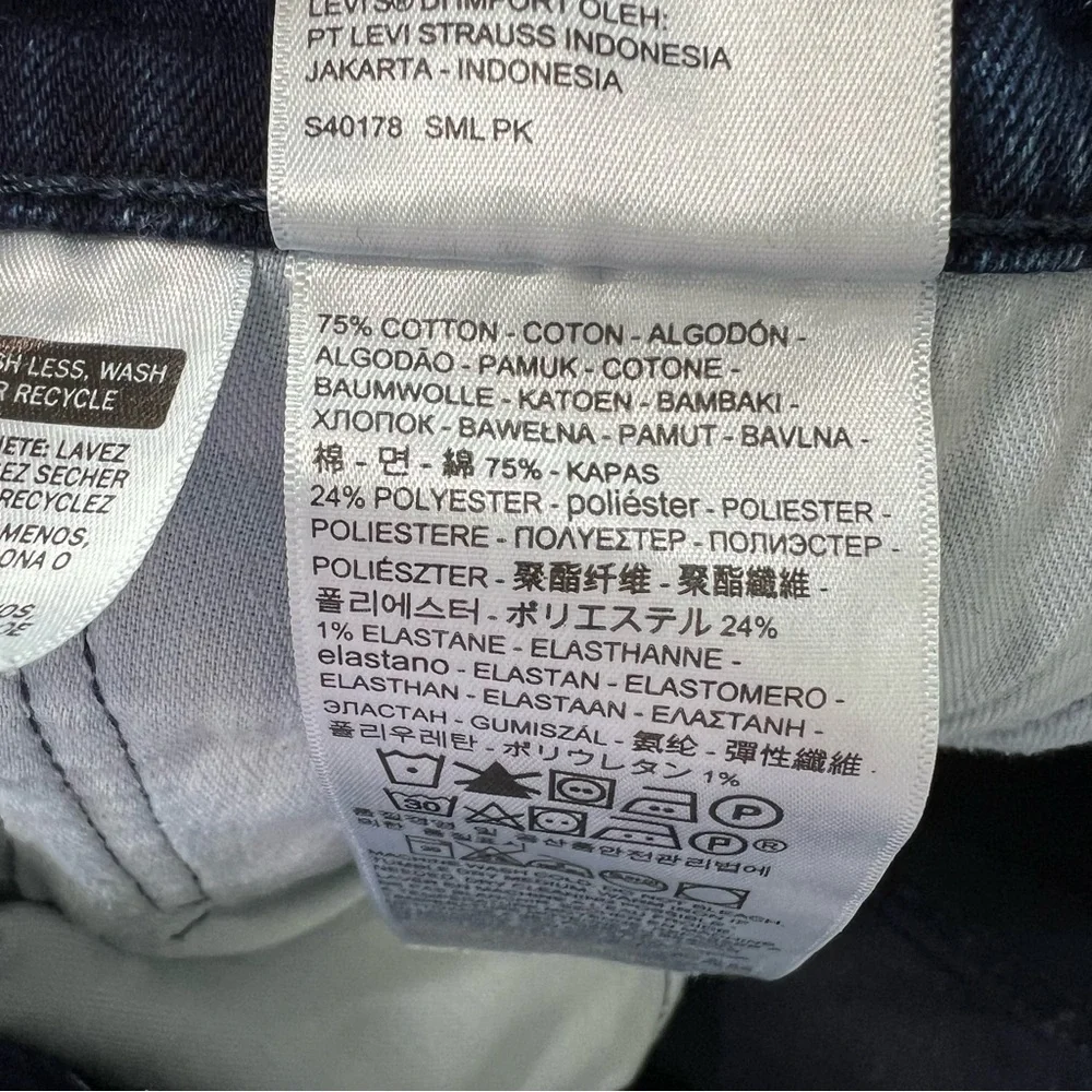 Levi’s‎ 541 Jeans Dark Acid Wash Blue Athletic Fit Size 40x30